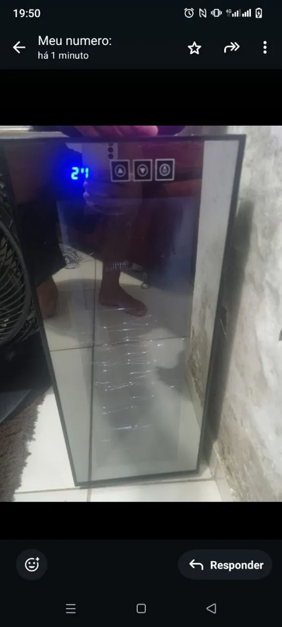 Adega climatizada com controle de temperatura