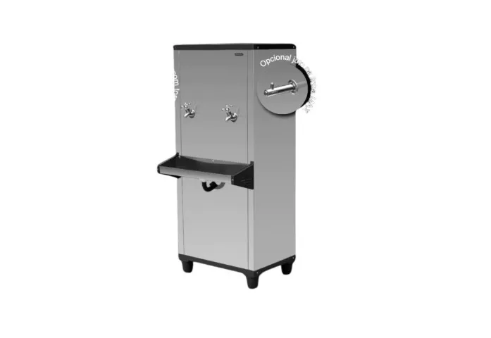 Bebedouro e Purificador de Água Inox Industrial 50L 2 Torneiras - Unimax