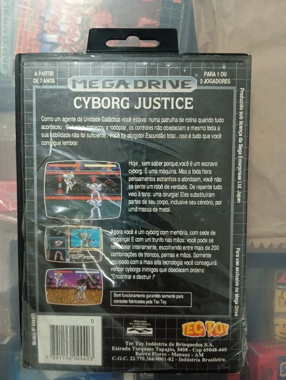 Jogo Fita Cyborg Justice para Megadrive  - Foto 6