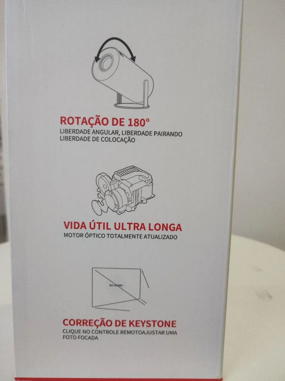 Projetor Kapbom KA-HY300 Ultra HD - Foto 3
