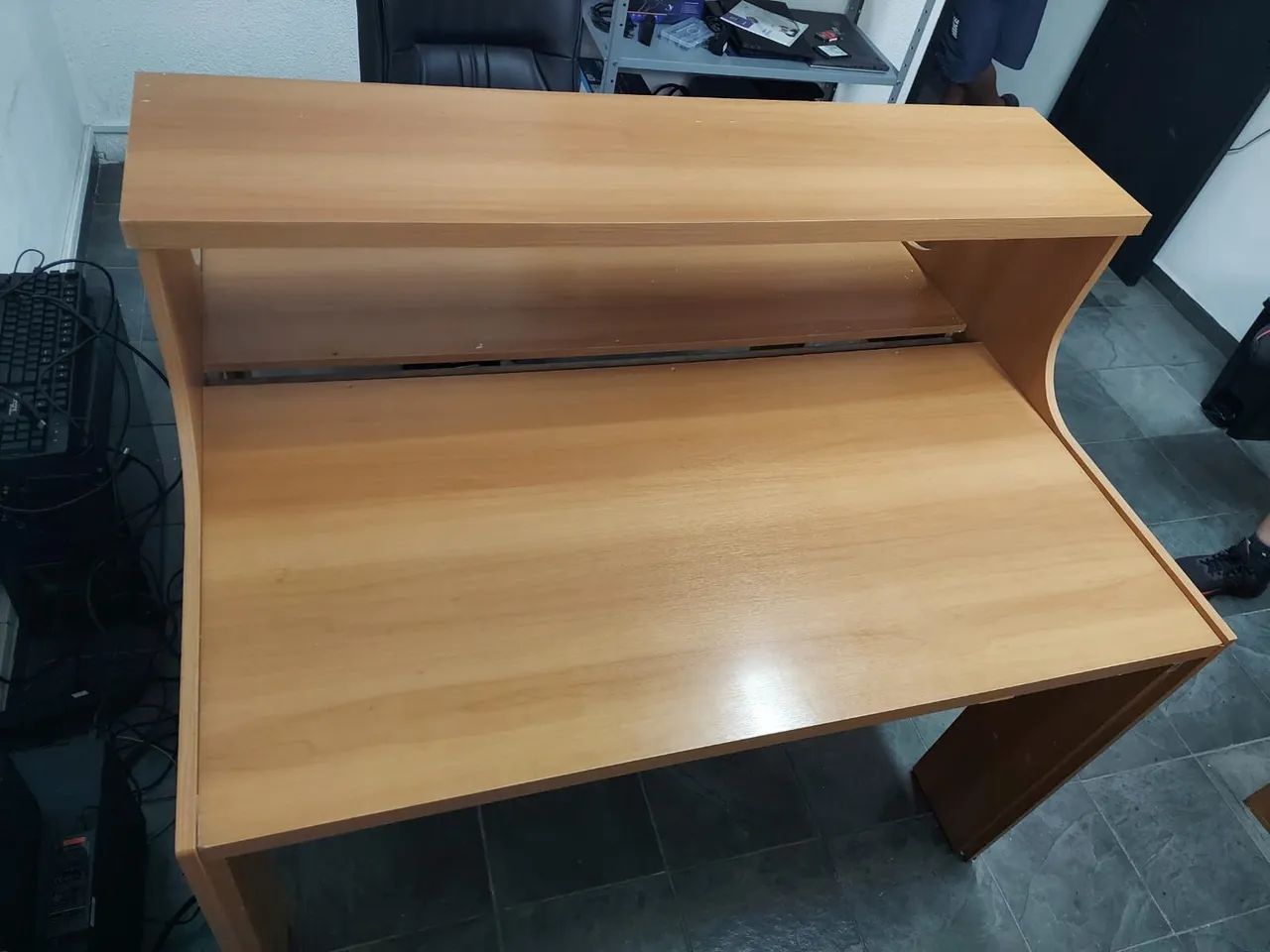 MESA DE ESCRITÓRIO ESTAÇÃO DE TRABALHO DUPLA MDF - Foto 4