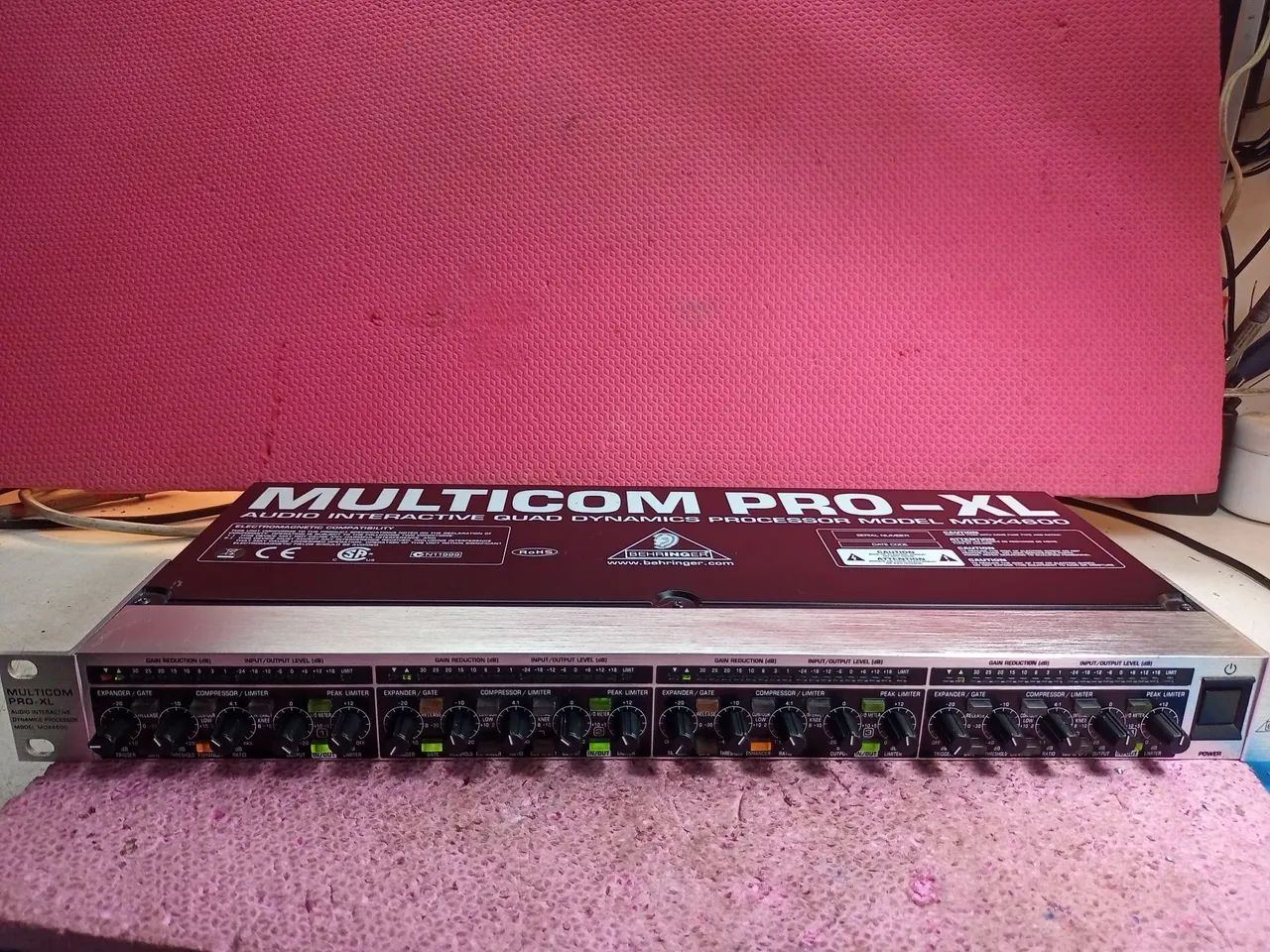 Compressor de áudio Behringer mdx-4600 - Foto 2