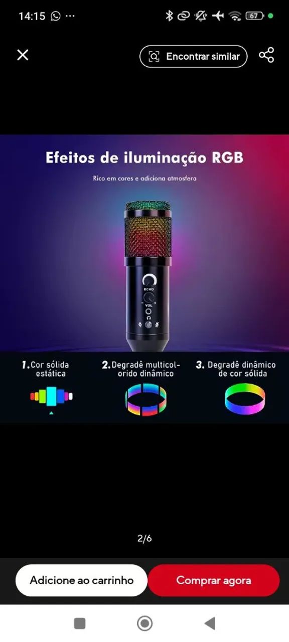 Microfone com braço articulado - Foto 2