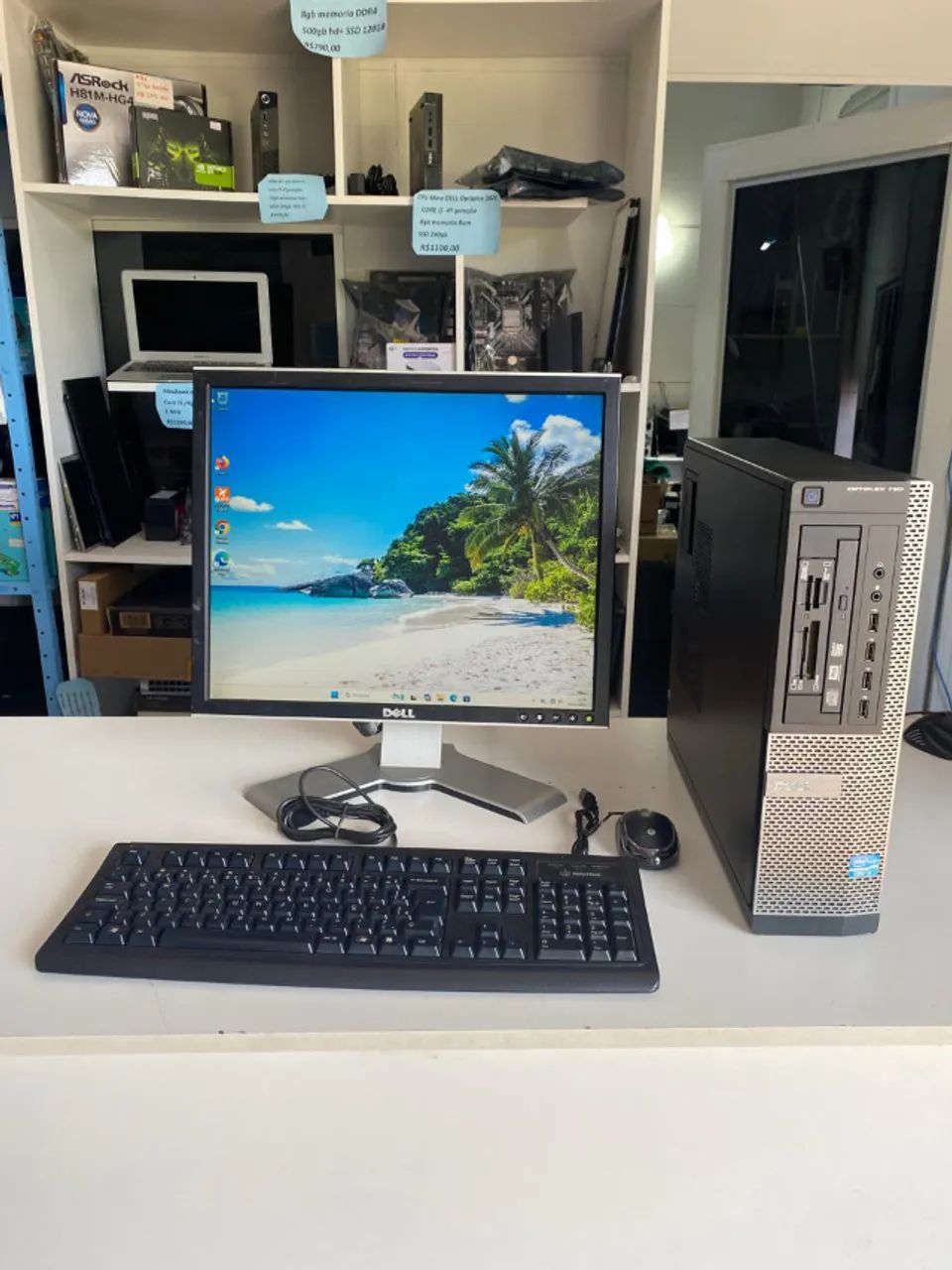computador completo del790 core i5 2ªger/8gb mem/320gb+120gb ssd/tela 19 pol garantia e nf - Foto 6