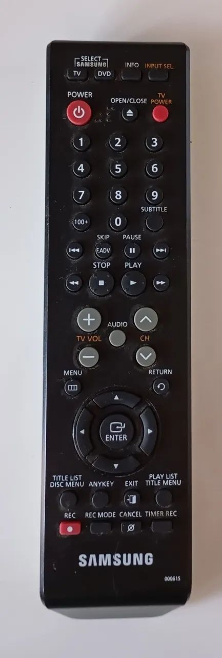 Controle Remoto Do DVDr 170 Samsung 