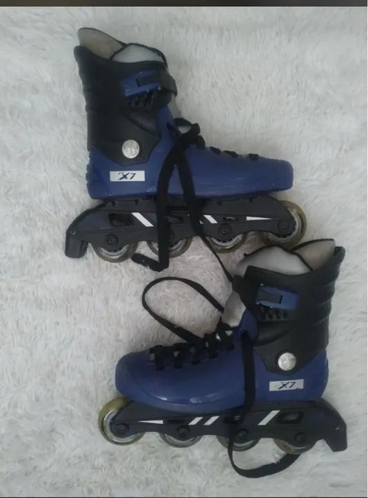 Patins n 37 x7 Inline 4 Rodas XT - Foto 3