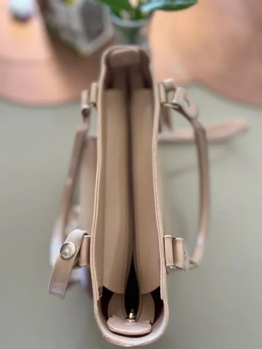 Bolsa Petite Jolie de Ombro Bege - Foto 5