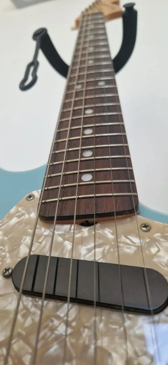 Fender Mustang MIJ 2022 - Sonic Blue Japan - Instrumentos musicais