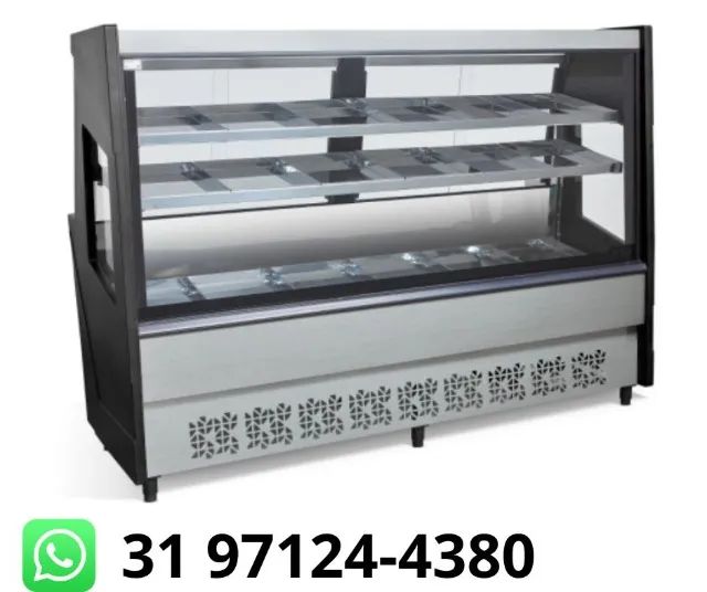 Balcão de Açougue Avícola 2M Preto Polar