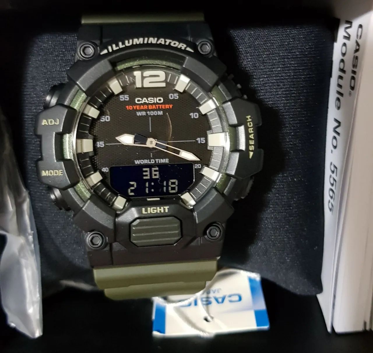 Relógio CASIO Masculino Digi/Ana HDC-700-3AV - Foto 2