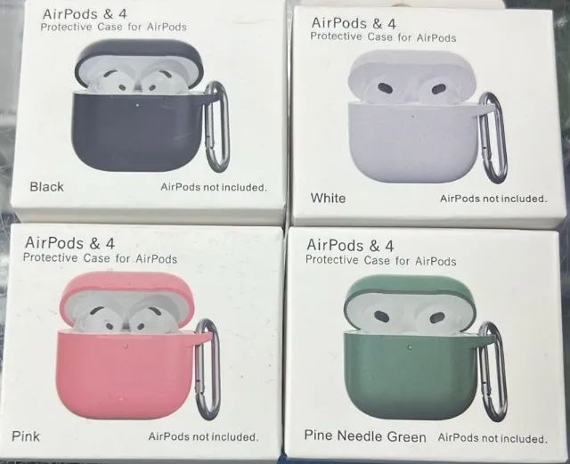 Capa Case Capinha Silicone Para AirPods 4 Proteção Protege