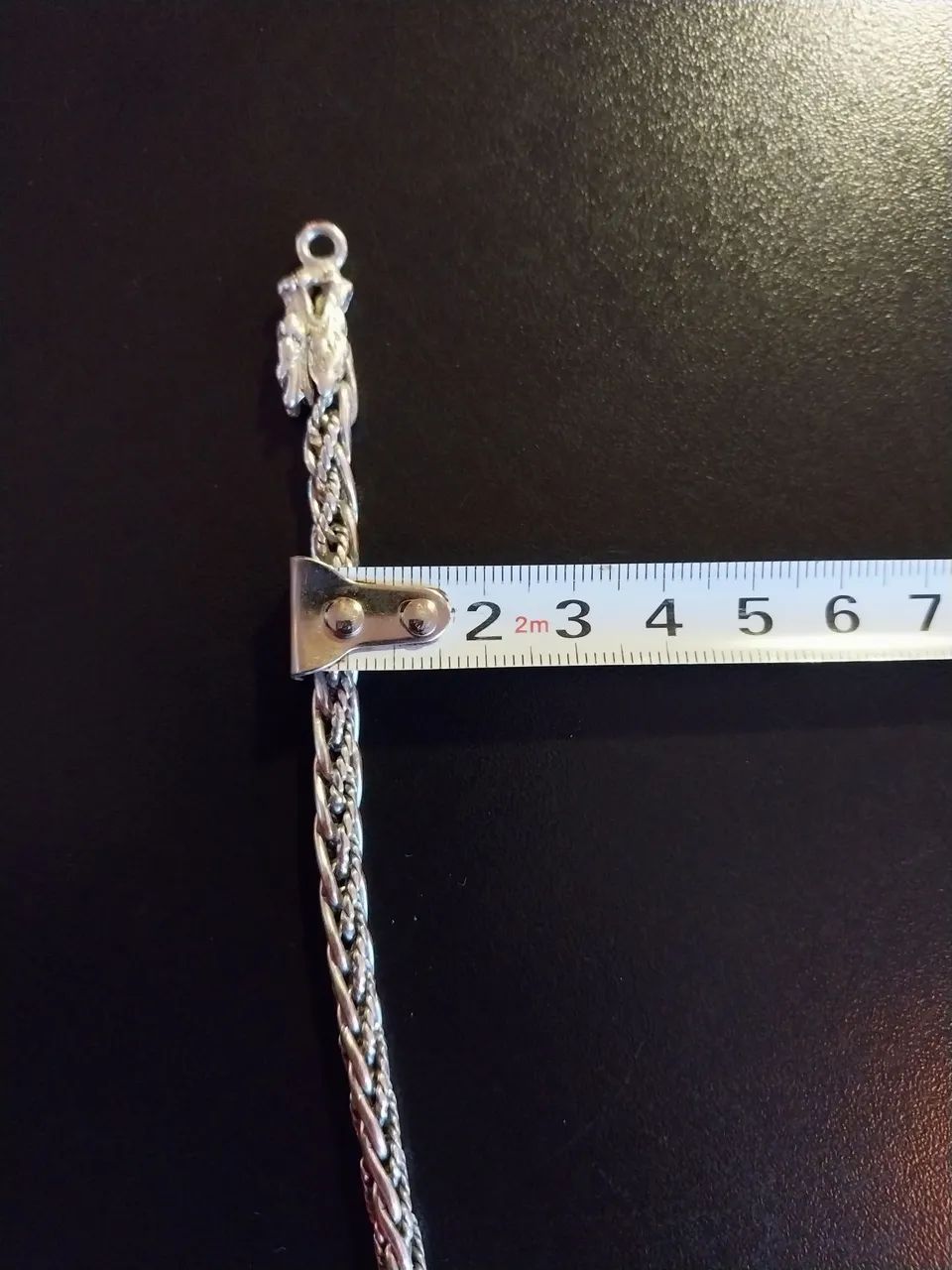 Pulseira de prata 925 de dragão - Foto 4