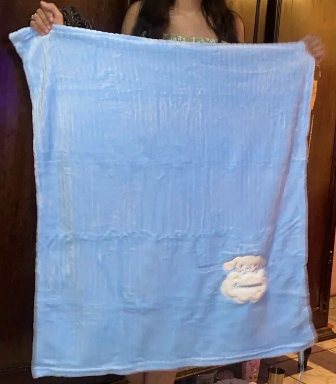 Manta Cinnamoroll 80x100 pelúcia  - Foto 3