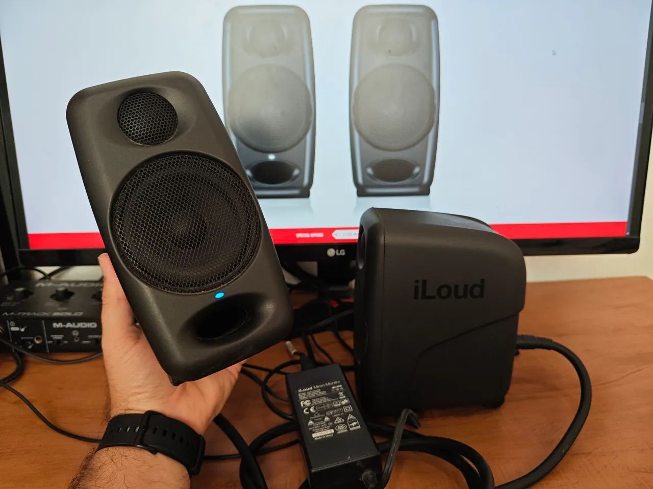 iLoud Micro Monitor de Referência para estúdios de Gravação Caixa de Som com Bluetooth - Foto 5