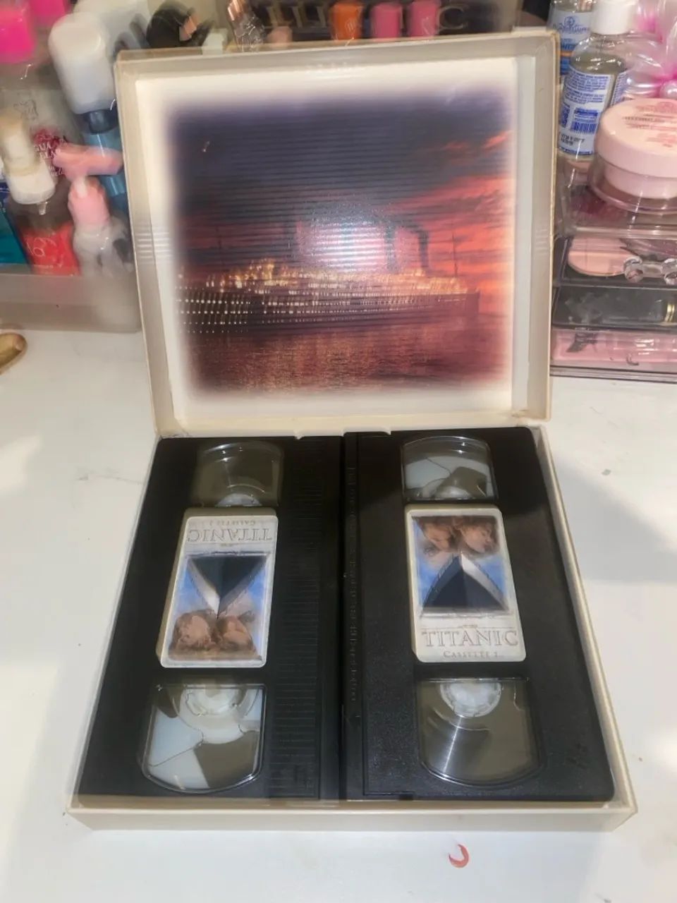 Box VHS Titanic - Edição Deluxe Original e COMPLETA