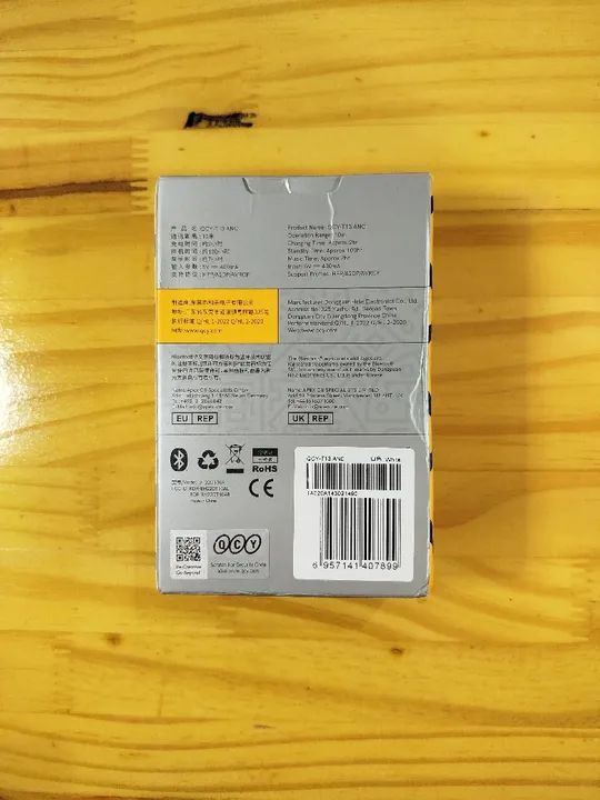 Fone de ouvido EarBuds QCY T13 ANC - com cancelamento de ruído ativo - Lacrado! - Foto 2