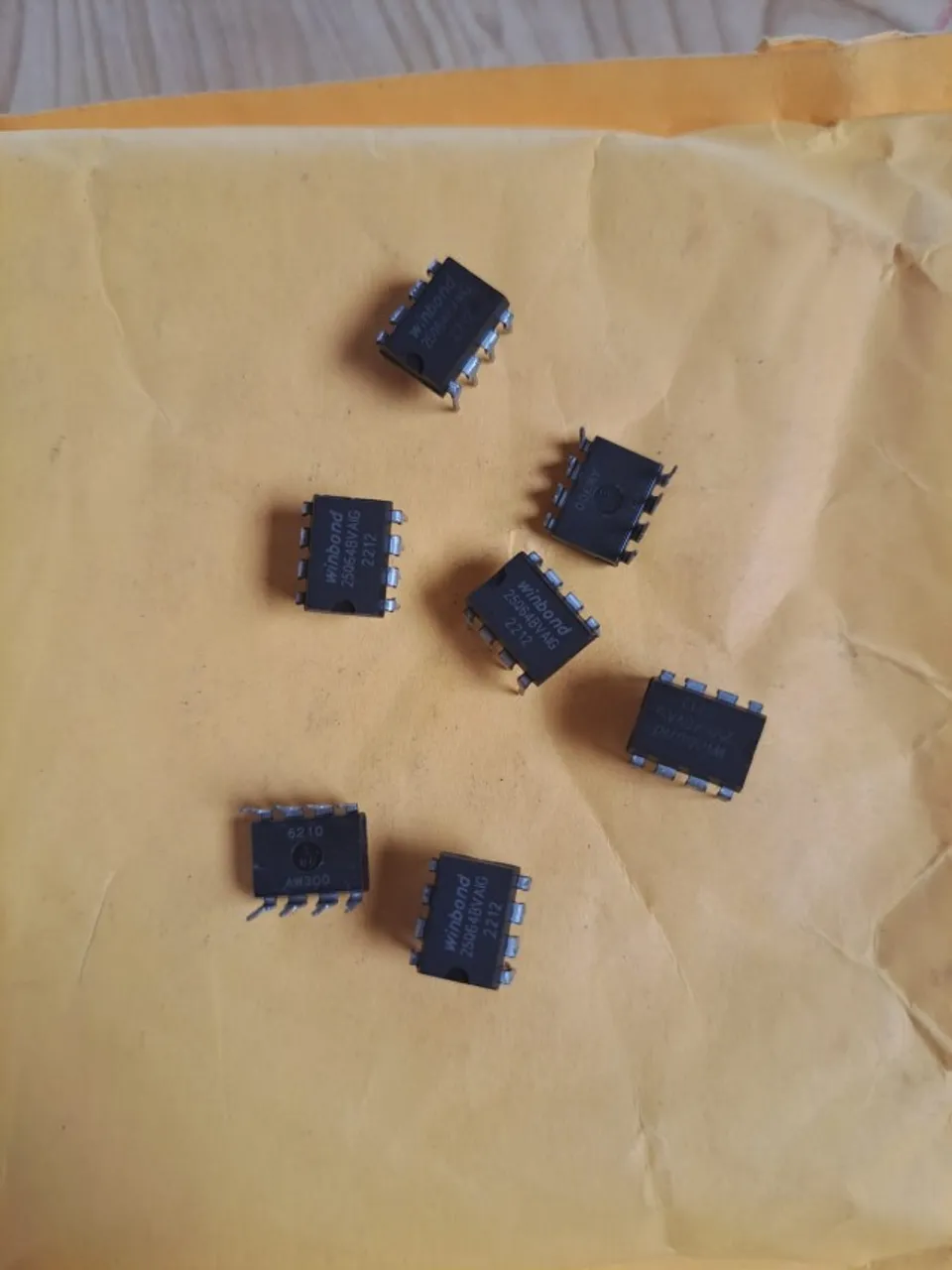 kit 7 chips eprom bios wikibond 25q64bv