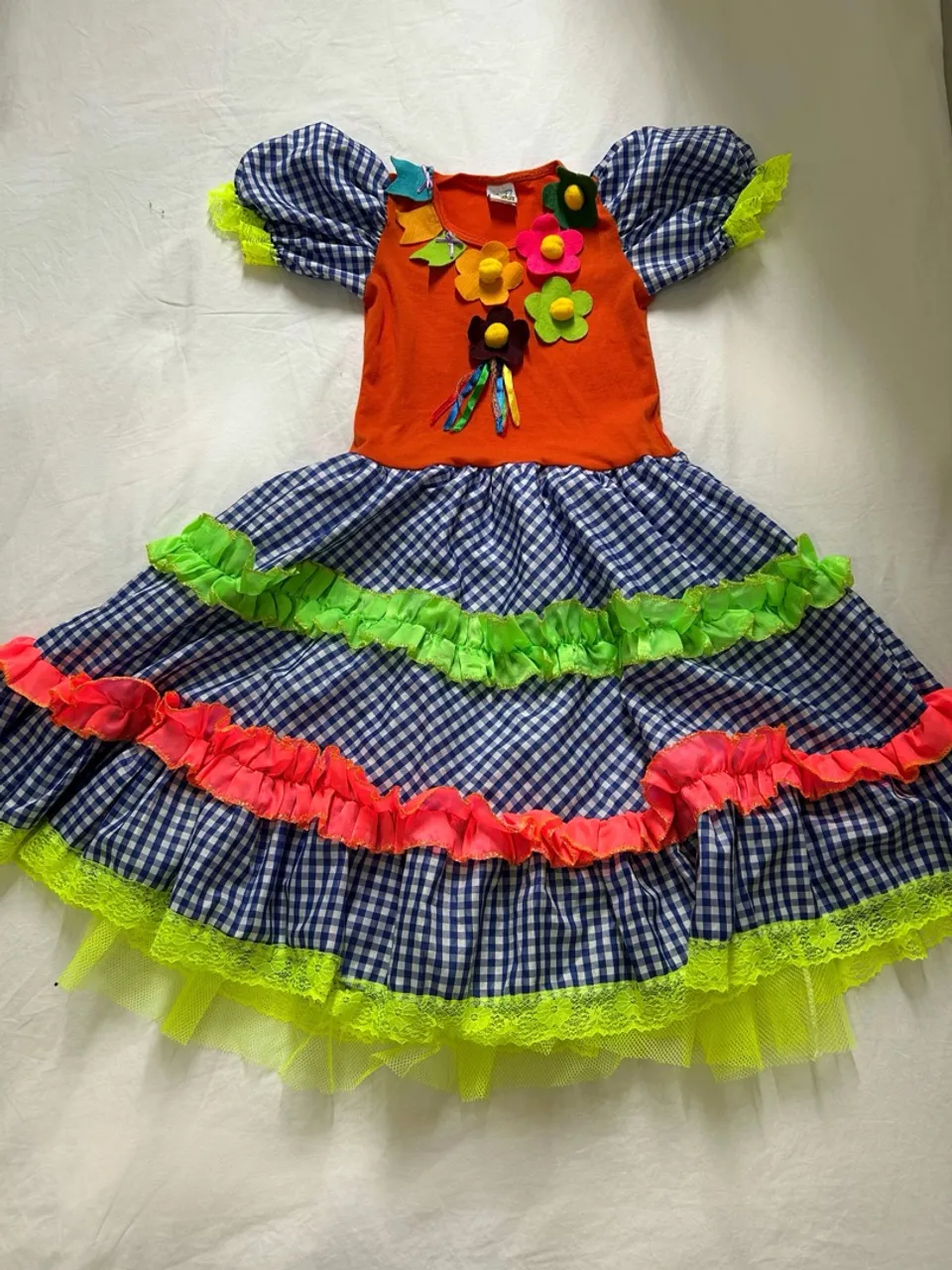 VESTIDO INFANTIL DE SÃO JOÃO 