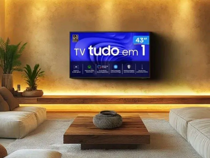 Smart tv Samsung Crystal 4k 43 ( Nova)