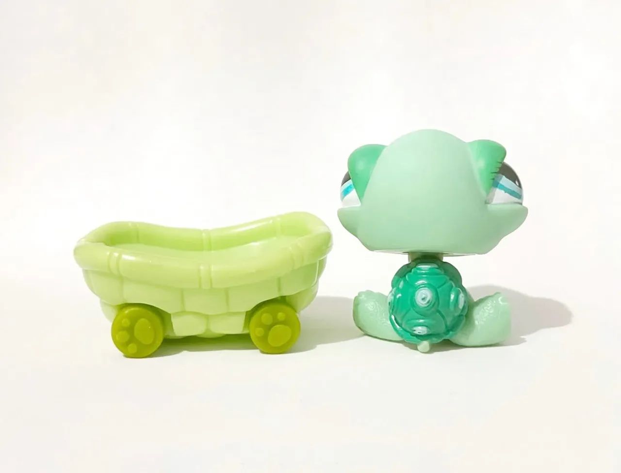 Littlest Pet Shop Tartaruga e Carrinho - Usados - Foto 2