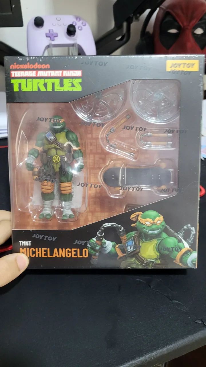 Action figure michelangelo joytoy 1/18