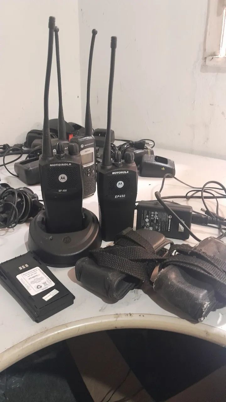 Rádio Motorola Ep450 UHF 2 Unidades