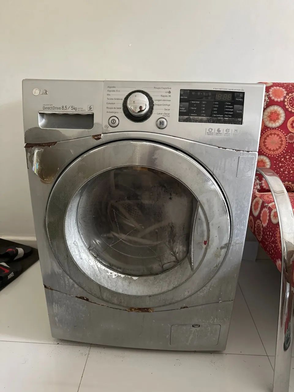 Para peças sucata Lava e Seca LG Drive 8,5