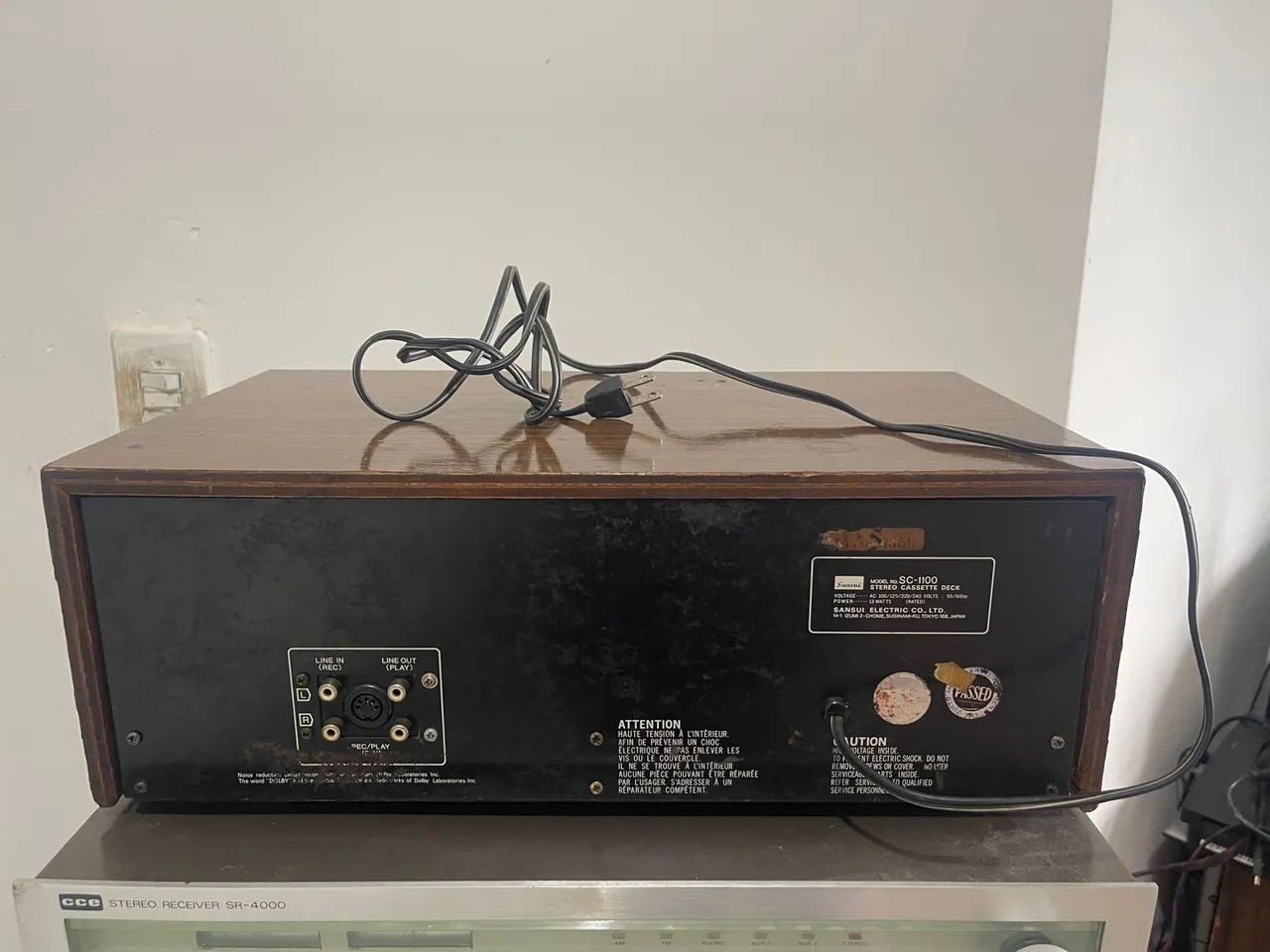 Excelente tape deck sansui sc 1100 - Foto 3