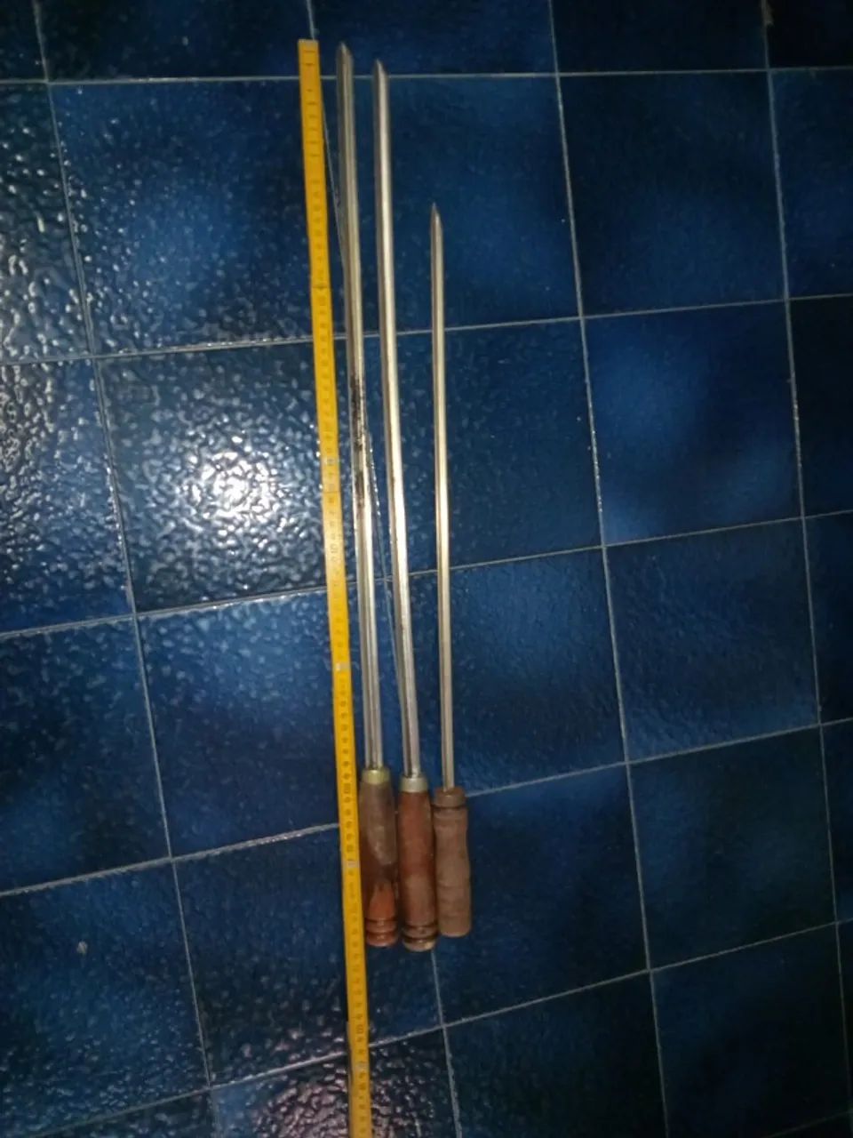 14 espeto de churrasco de inox - Foto 2