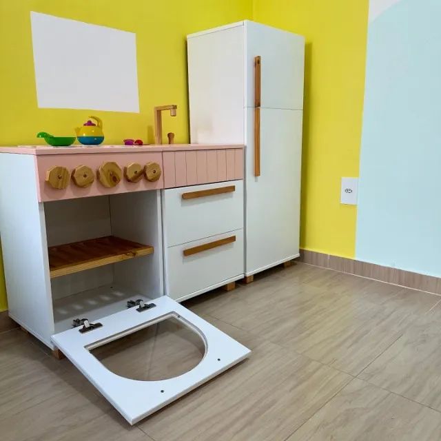 Cozinha infantil de madeira - Foto 5