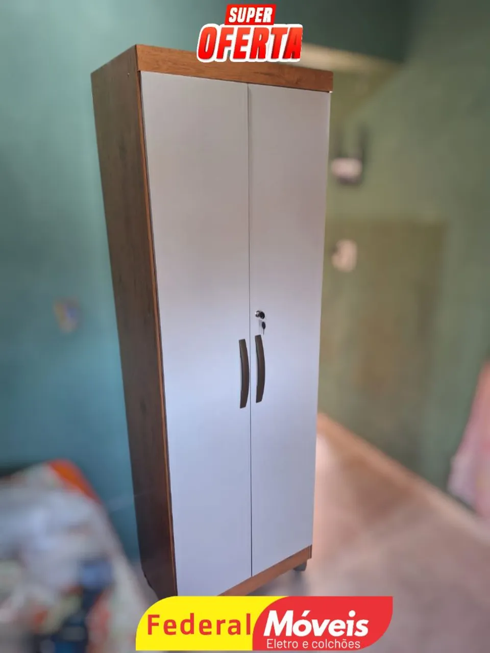 Guarda Roupa com 2 Portas - Novo, Compacto e Funcional!