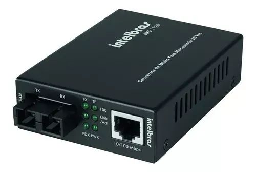 Intelbras KFS 1120 - Conversor de Midia Fast Monomodo 20Km - Foto 3