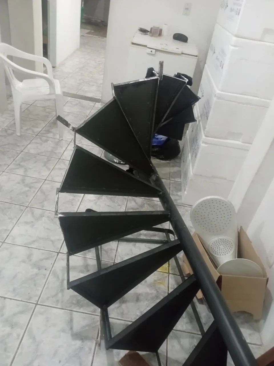 Escada Caracol de Ferro