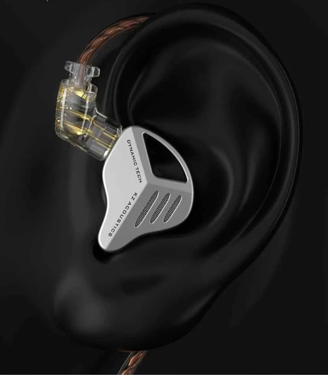 Fone para Músicos KZ Zvx HiFi sem Microfone - Foto 4