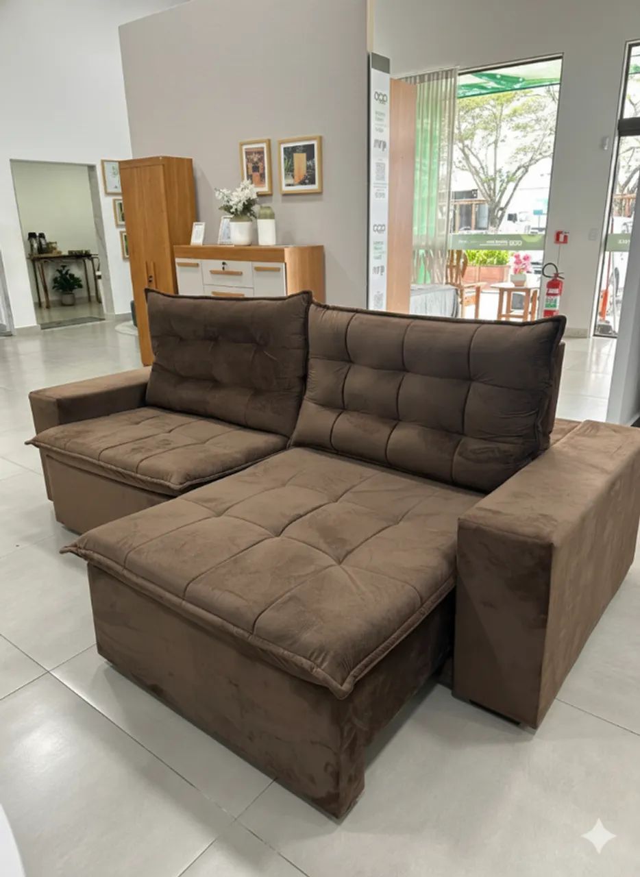 Promoção Sofá Maldivas Marrom