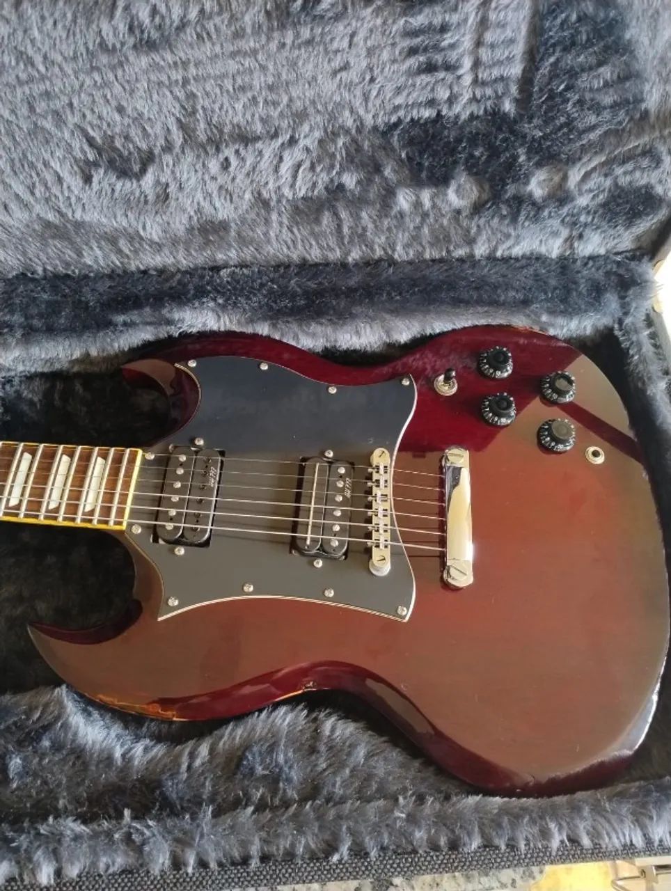GUITARRA SG SX COM MALAGOLI E TARRAXA COM TRAVA - Foto 2