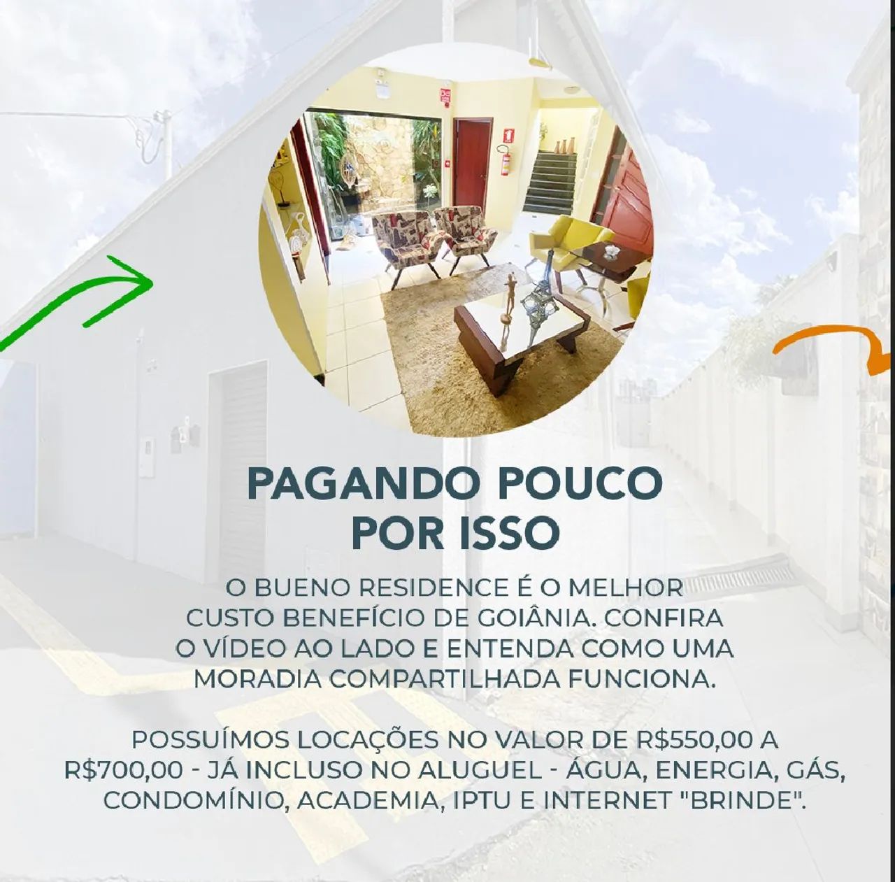 Próximo a avenida t2, com internet de brinde e condomínio incluso - Foto 4
