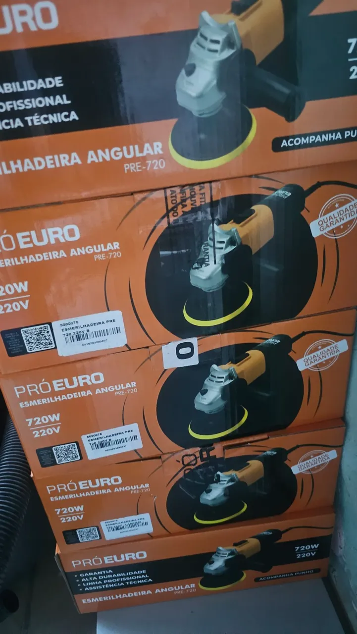 Esmerilhadeira Angular 720W Pró Euro