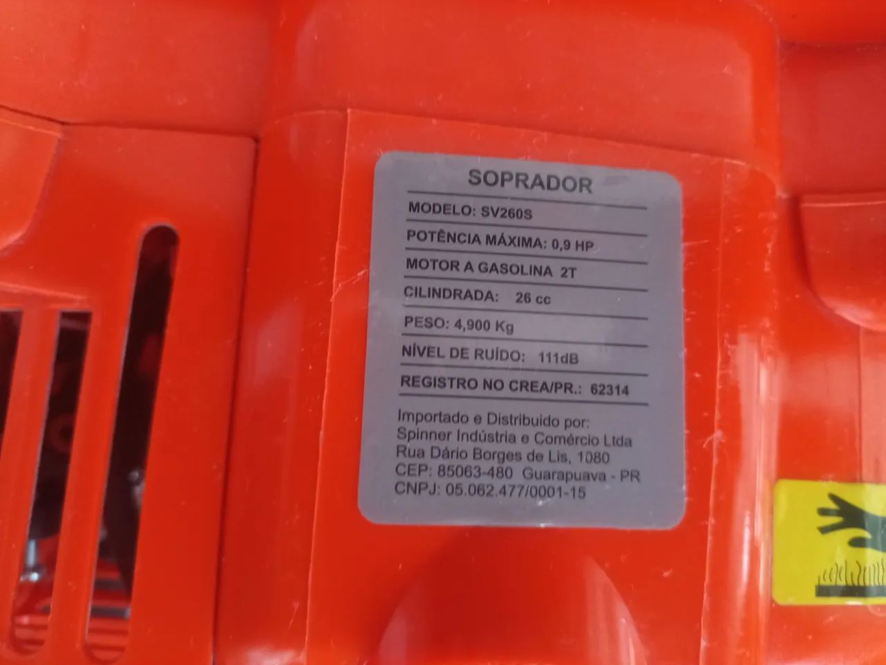 Soprador de folhas a gasolina - Foto 3