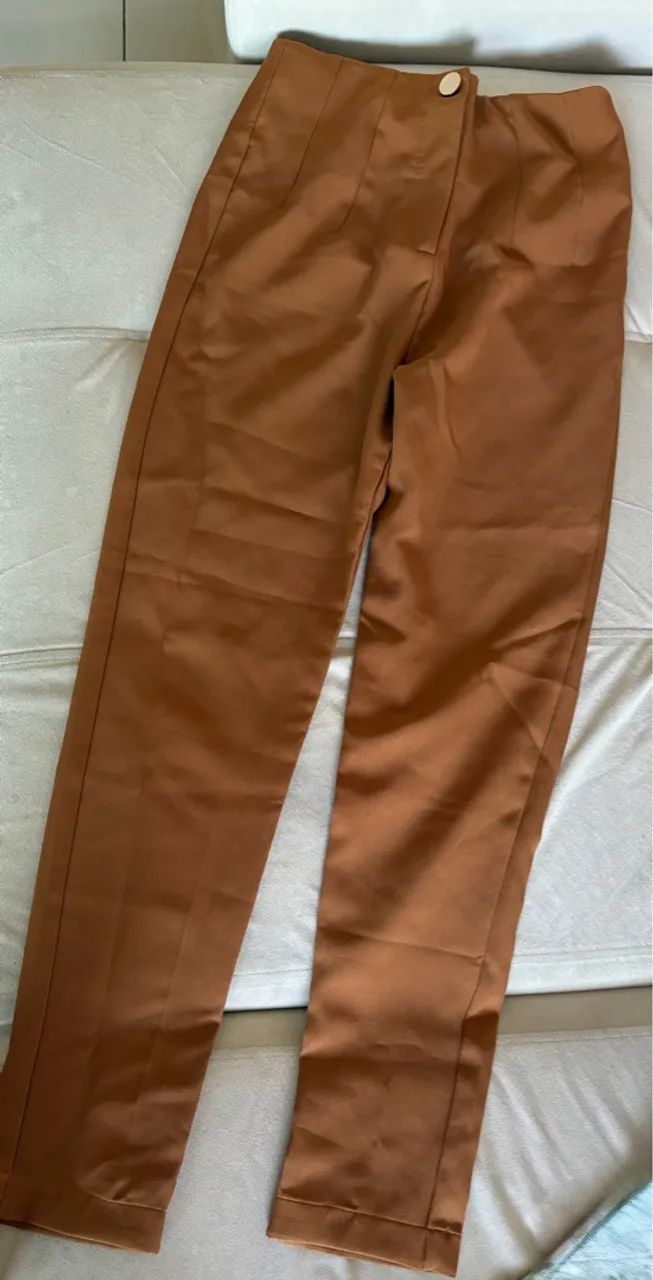 Calça Social Marrom Elegante