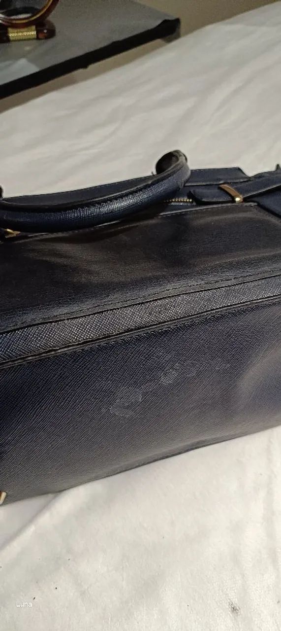 Bolsa de Ombro Feminina Preta - Foto 4