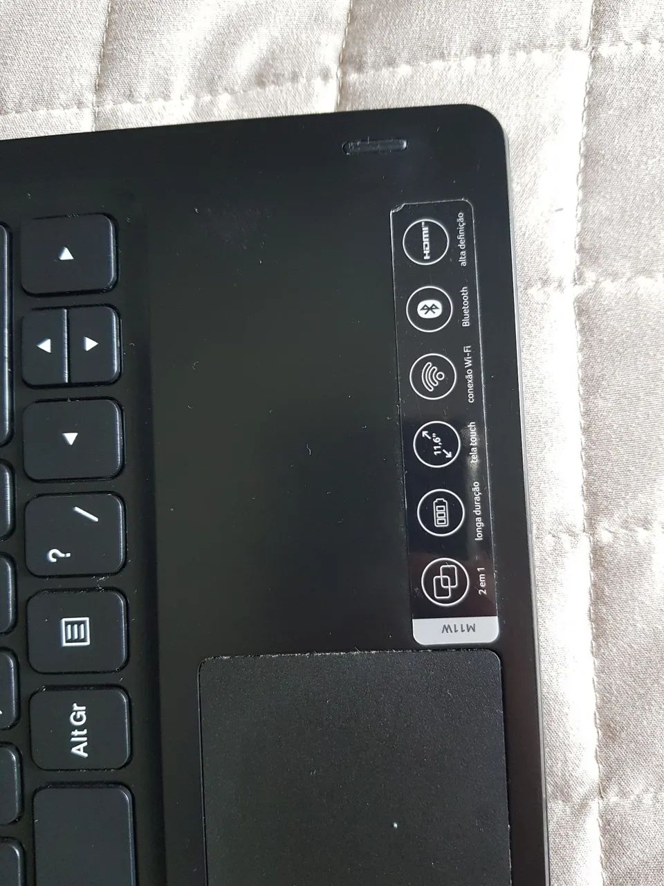 Notebook 2 em 1 - Tela Touch - Conversível (vira tablet)
