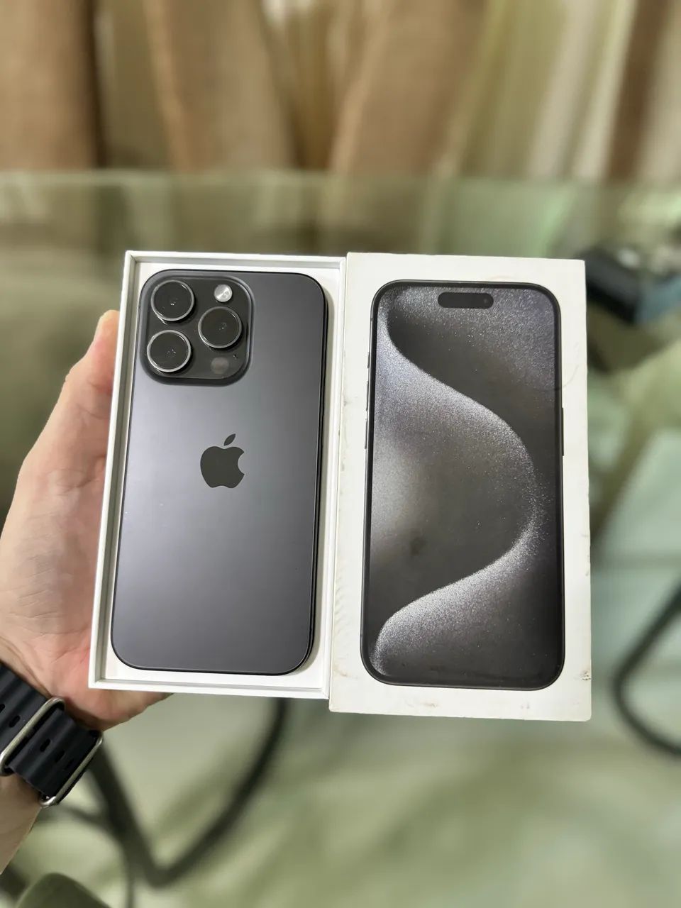 スマートフォン本体 iPhone 15 Pro, Black Titanium, 256GB Apple iPhone 15 Pro Max (256 GB) - Titânio Preto | Frete grátis
