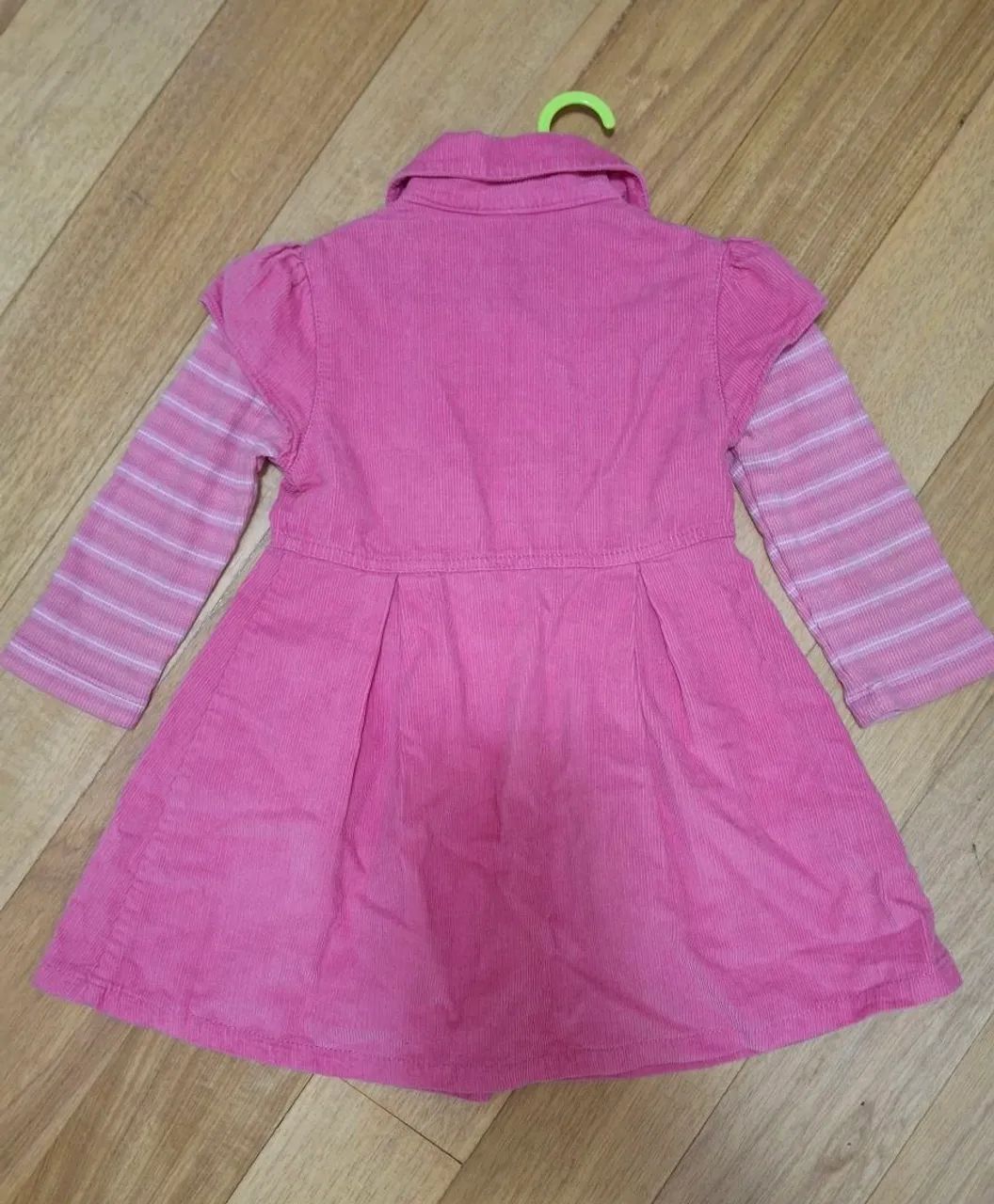 Sobretudo infantil rosa - Foto 3