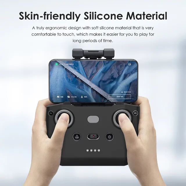 capa de silicone para controle dji rcn1, rcn2, rcn3, protege de quedas e sujeira - Foto 4