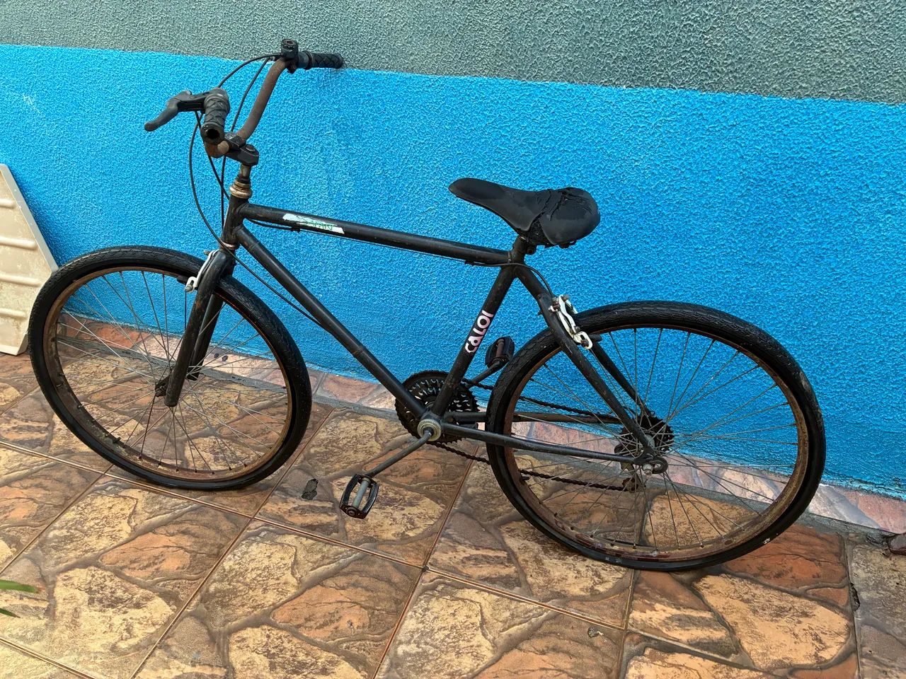 Bicicleta Caloi Safari Cruiser antiga para restaurar - Foto 3