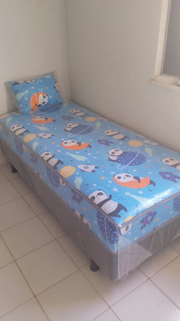 Cama solteiro +travesseiro de brinde promoção  - Foto 2
