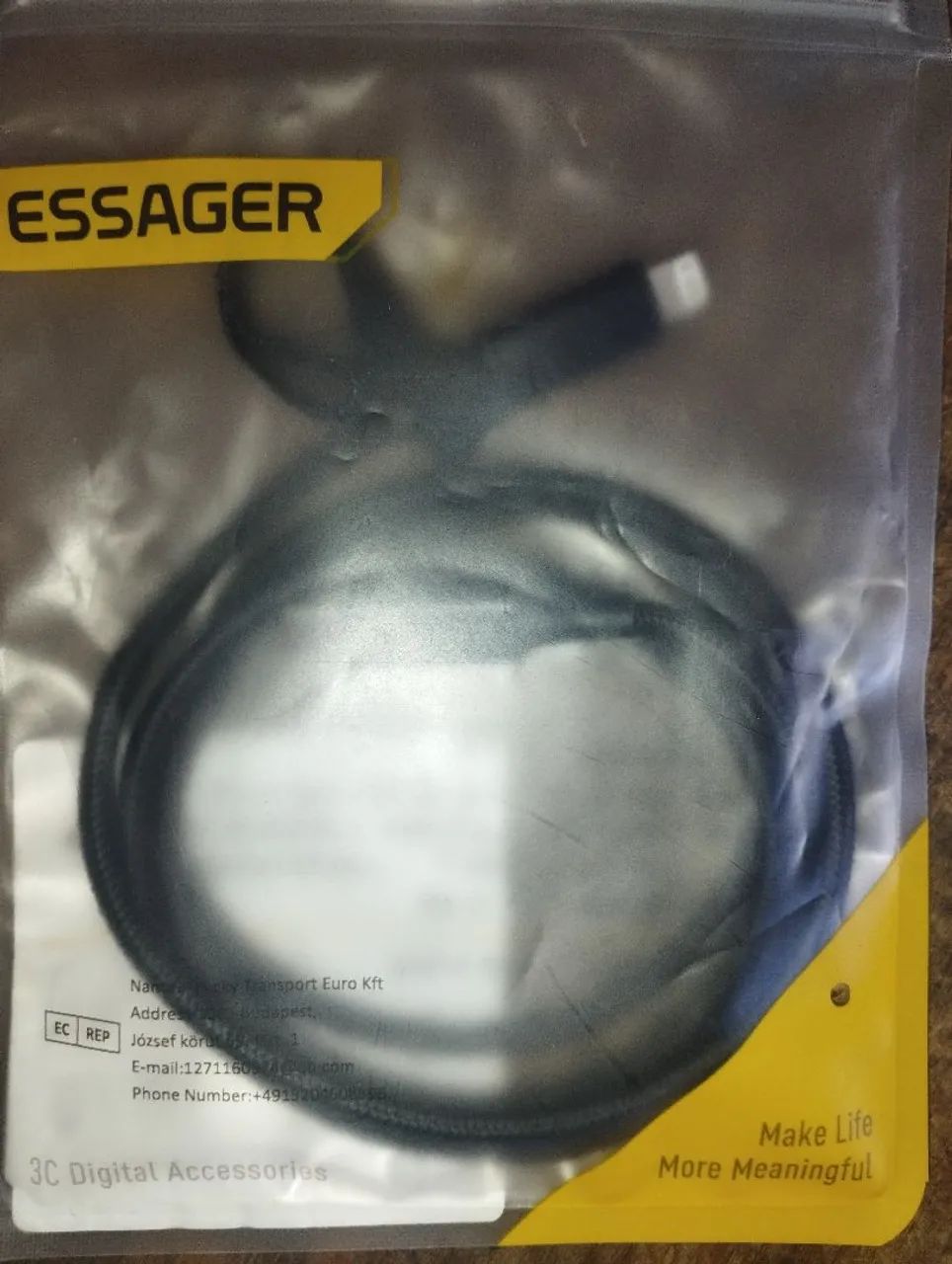 Carregador tipo c para light 