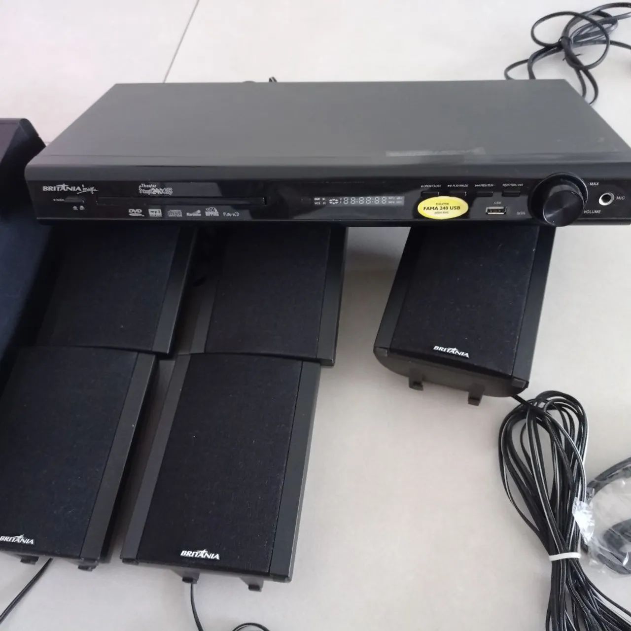 Home Theater 5.1 Completo com Subwoofer - Foto 2