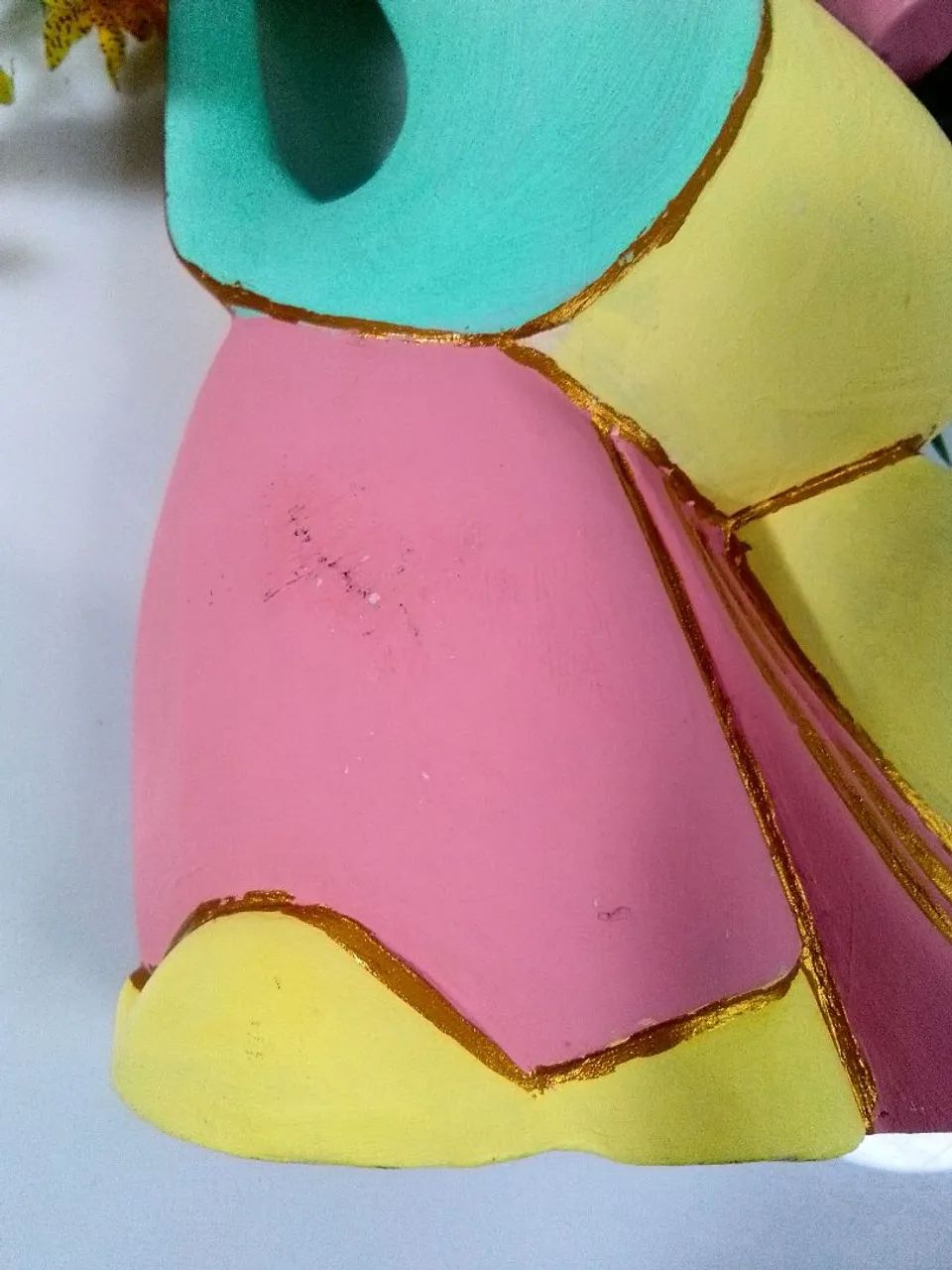 Antiga Estatueta Busto Suryak - Madeira de Bali  - Foto 6